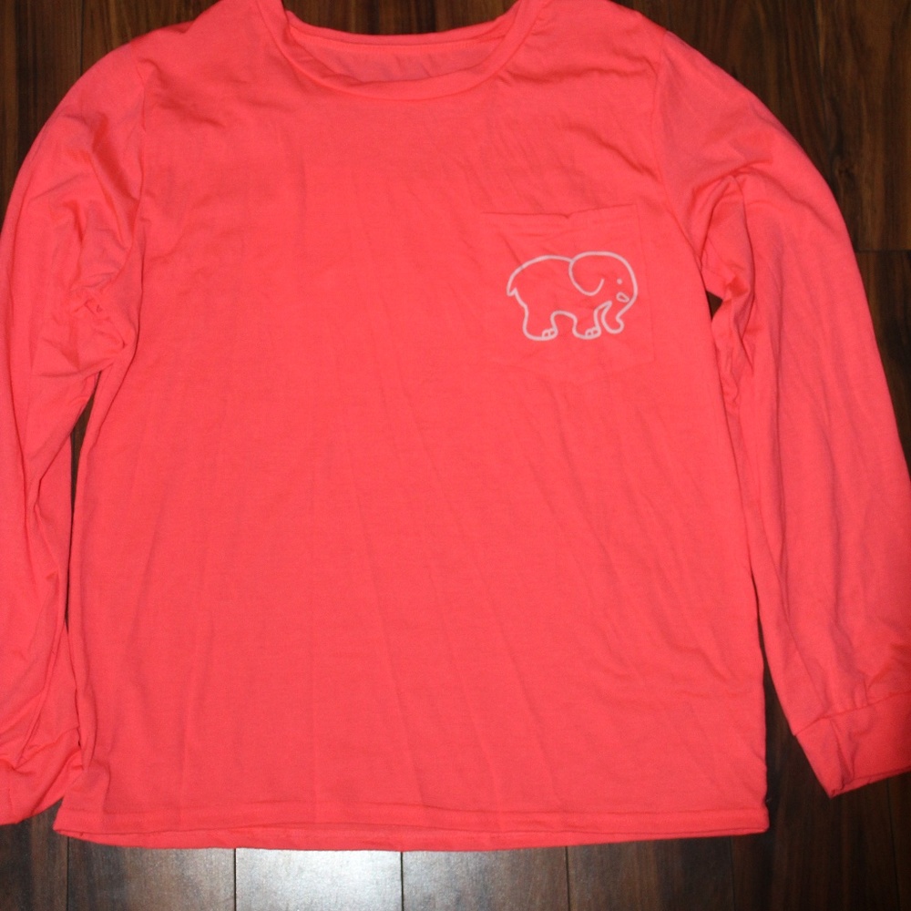 IVORY ELLA LONG SLEEVE TEE SIZE  L (NEVER WORN)